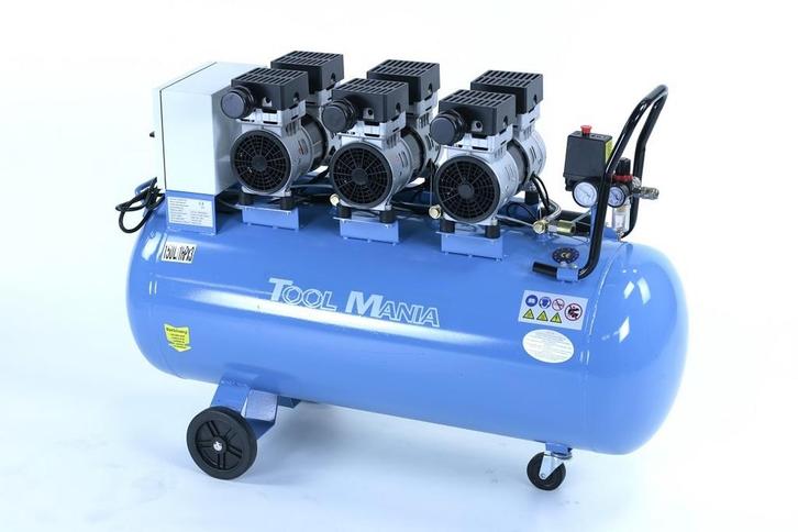 TM 150 Liter Professionele Low Noise Compressor 3HP 230v, Auto diversen, Autogereedschap, Nieuw, Verzenden