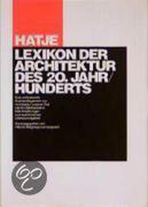 Hatje Lexikon Der Architektur Des 20. Jahrhunderts, Boeken, Overige Boeken, Gelezen, Verzenden