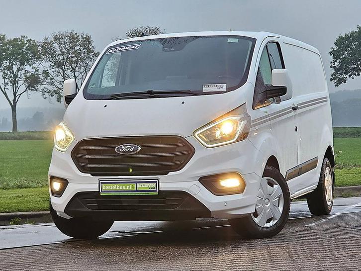 Ford Transit Custom 2.0, Auto's, Bestelauto's, Lease, Automaat, Financial lease, Wit, Ford, Diesel, Euro 6, Gebruikt