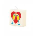 Letter Kaarsje Champagne 4cm, Hobby en Vrije tijd, Verzenden, Nieuw