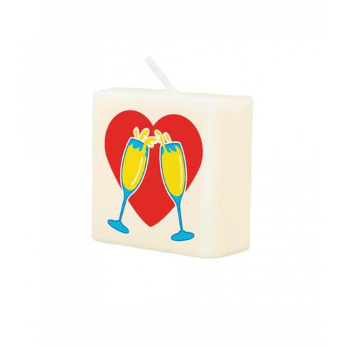 Letter Kaarsje Champagne 4cm, Hobby en Vrije tijd, Feestartikelen, Nieuw, Verzenden