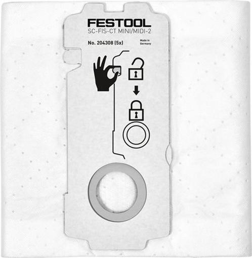 Festool Stofzak Sc-Fis-Ct Mini/Midi-2(5), Doe-het-zelf en Verbouw, Gereedschap | Machine-onderdelen en Toebehoren, Nieuw, Verzenden