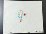 TV commercial (1990s) - 1 Animatiecel en tekening van Isaac, Nieuw in verpakking