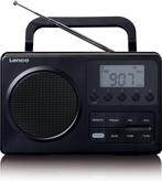 LENCO MPR-035BK - Compacte draagbare FM Radio met LCD-scherm, Verzenden, Nieuw