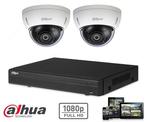 Dahua Full HD-CVI kit 2x dome 2 Megapixel, Nieuw, Ophalen of Verzenden