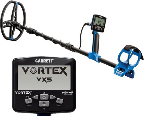 Garrett Vortex VX5 Metaaldetector - Waterdicht & compact, Hobby en Vrije tijd, Metaaldetectors, Discriminatie metaaldetectie, Instelbare gevoeligheid