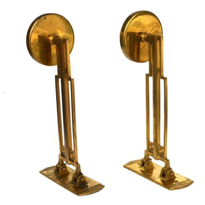 Wandkandelaar (2) - Messing, Antiek en Kunst, Kunst | Designobjecten