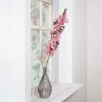 Bloem Vilt - Ridderspoor Roze - Groen met Roze - 60cm - Fair, Ophalen of Verzenden, Nieuw