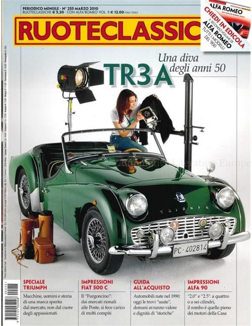 2006 RUOTECLASSICHE MAGAZINE 255 ITALIAANS, Boeken, Auto's | Folders en Tijdschriften