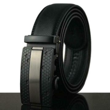 LEDEREN RIEM zonder gaatjes, met automatische gesp ( model 8