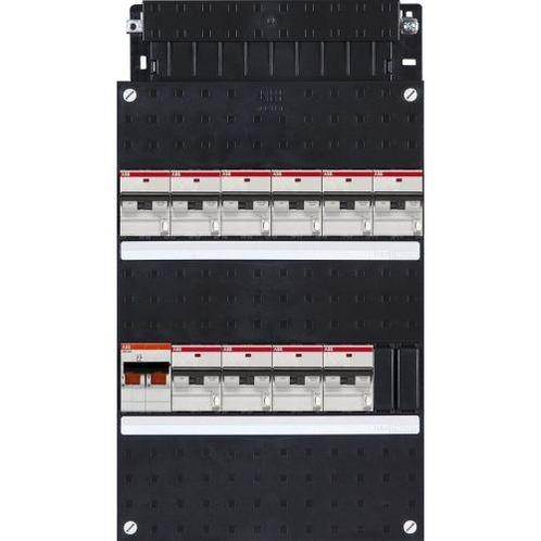 ABB groepenkast, 10 aardlekautomaten, 1 hoofdschakelaar 2P, Doe-het-zelf en Verbouw, Elektra en Kabels, Nieuw, Ophalen of Verzenden