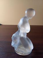 Lalique - Cristal Lalique (France) - Beeldje, Femme au faon, Antiek en Kunst, Antiek | Glas en Kristal