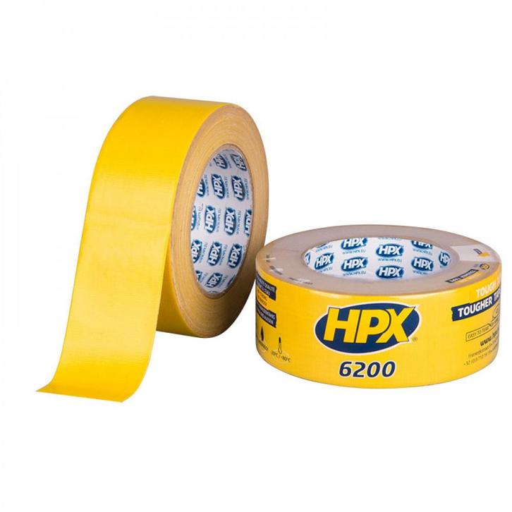 HPX 6200 Reparatie Tape 48mmx25mtr Geel, Caravans en Kamperen, Kampeeraccessoires, Nieuw