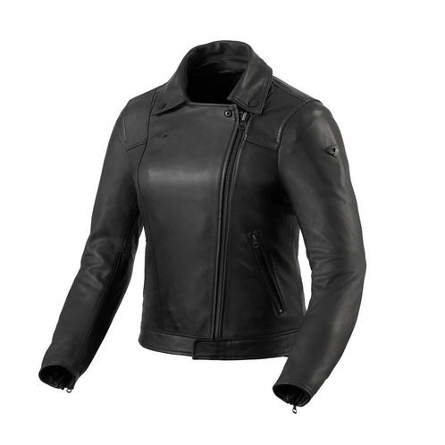 REVIT! Liv Ladies Jas Zwart, Motoren, Kleding | Motorkleding, Dames, Nieuw met kaartje, Jas | leer, Verzenden