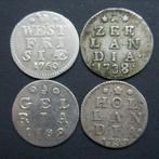 Nederland. 2 Stuivers of Dubbele Wapenstuivers 1733-1789 (4, Postzegels en Munten, Munten | Nederland