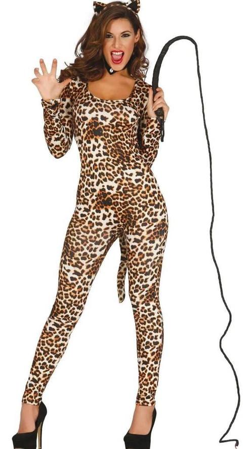 Second Skin Pak Luipaard Dames, Kleding | Dames, Carnavalskleding en Feestkleding, Nieuw, Verzenden