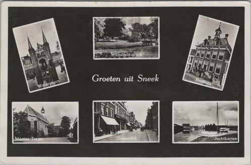 SNEEK - Meerluik Groeten uit Sneek, Verzamelen, Ansichtkaarten | Nederland, Verzenden