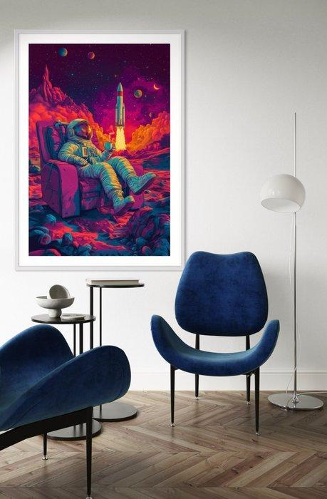 Rudy barret - Cosmic Break, Antiek en Kunst, Kunst | Schilderijen | Modern