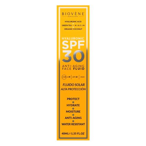 Biovène Hyaluronic SPF30 Anti-Aging Face Fluid, Sieraden, Tassen en Uiterlijk, Uiterlijk | Lichaamsverzorging, Nieuw, Verzenden