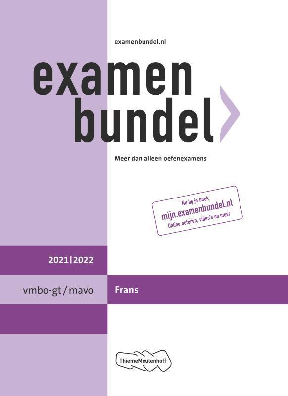 Examenbundel vmbo gtmavo Frans 20212022 9789006491661, Boeken, Wetenschap, Zo goed als nieuw, Verzenden