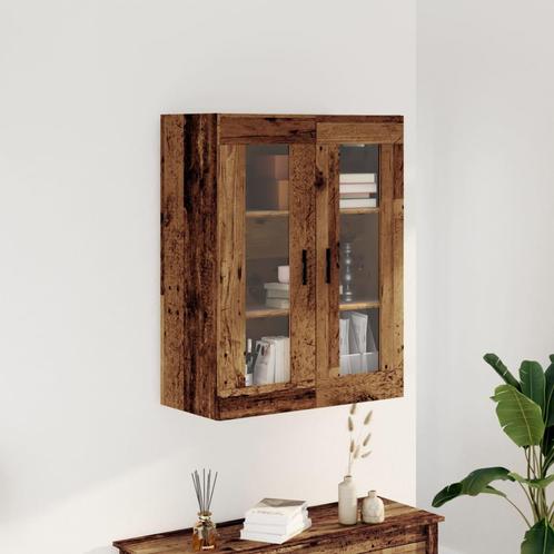 vidaXL Wandkast 69,5x34x90 cm oud houtkleurig, Huis en Inrichting, Kasten | Buffetkasten, Nieuw, Overige houtsoorten, Verzenden