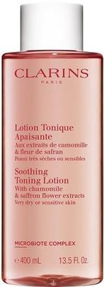 CLARINS SOOTHING TONING LOTION GEZICHTSTONIC FLACON 400 ML, Verzenden, Nieuw