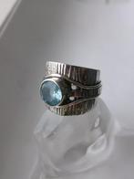 Zilver, Topaz - Ring - Art Deco-stijl