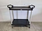 Kunststof serveerwagen serveertrolley 2 lagen 102 cm Horeca, Ophalen of Verzenden, Nieuw in verpakking