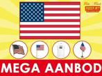 USA vlaggen - Vlag Amerika binnen 24 uur geleverd, Diversen, Vlaggen en Wimpels, Ophalen of Verzenden, Nieuw