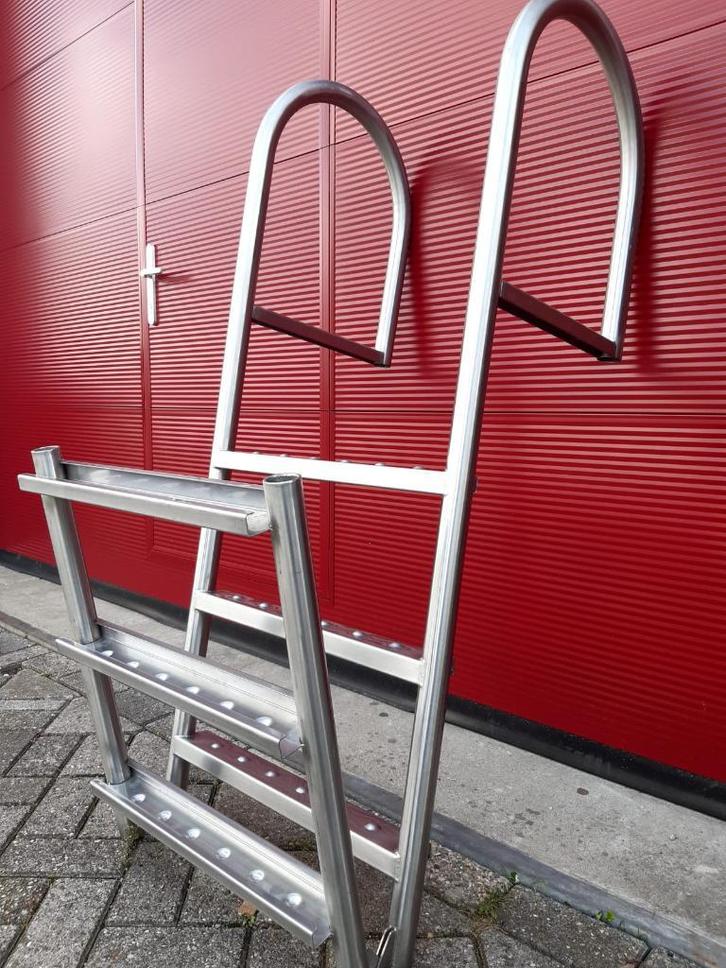 RVS Klapbare Zwemtrap, veelzijdige steigertrap, Watersport en Boten, Accessoires en Onderhoud, Nieuw