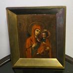 Icoon - Moeder Gods van Kazan - Hout, Antiek en Kunst