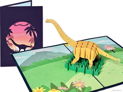 Jurassic Park liefhebber? Brachiosaurus Brontosaurus Dino..., Diversen, Wenskaarten, Verzenden