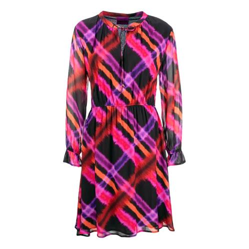 Frogbox • kleurrijke geruite jurk • 36, Kleding | Dames, Jurken, Roze, Nieuw, Maat 36 (S), Verzenden