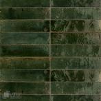 Ragno Look Olivio handvorm tegels 6x24 cm langwerpig donker, Verzenden, Nieuw