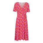 Milano Italy • overslag jurk • 36, Kleding | Dames, Jurken, Verzenden, Roze, Maat 36 (S), Milano Italy