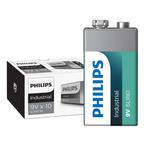 Philips Industrial 9V Blokbatterij (10 st.), Doe-het-zelf en Verbouw, Nieuw, Verzenden
