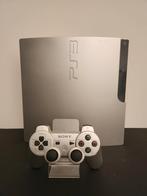 Zilver Slim Playstation 3 (320gb) +Orginele Sony Controller, Spelcomputers en Games, Ophalen of Verzenden, Nieuw