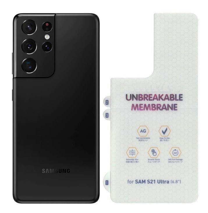 Galaxy S21 Ultra Premium 3D Curved Folie Achterkant Protecto, Telecommunicatie, Mobiele telefoons | Hoesjes en Frontjes | Samsung
