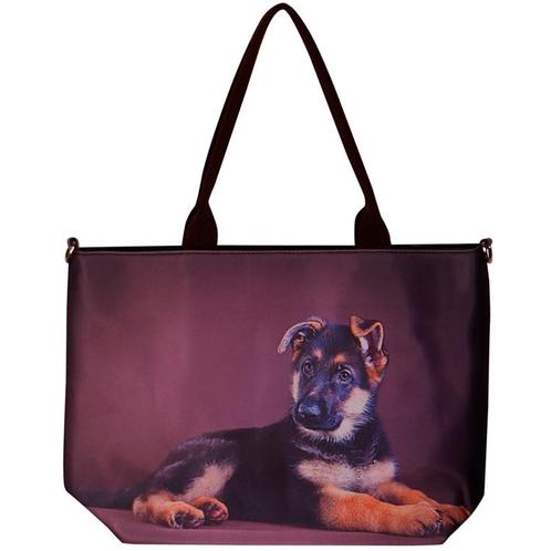 Handtas groot Duitse Herder NIEUW, Sieraden, Tassen en Uiterlijk, Tassen | Schoudertassen, Bruin, Nieuw, Ophalen of Verzenden