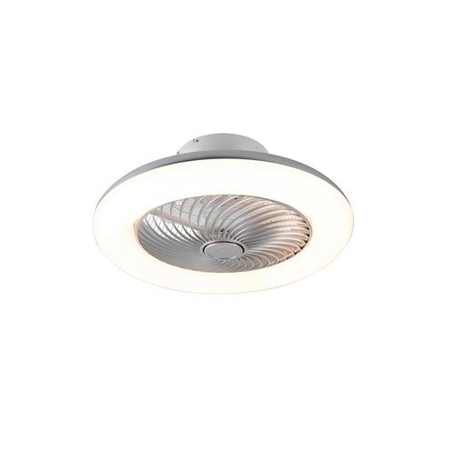 Plafondventilator zilver incl. LED met afstandsbediening -, Huis en Inrichting, Lampen | Plafondlampen, Nieuw, Kunststof