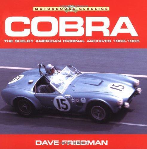Cobra The Shelby American Original Archives 1962-1965, Boeken, Auto's | Boeken, Algemeen, Zo goed als nieuw, Verzenden
