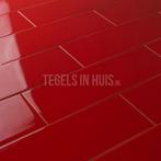 Wandtegel 10thirty 10x30 cm rood glans wandtegel, Doe-het-zelf en Verbouw, Tegels, Nieuw, Ophalen of Verzenden, 10 m² of meer
