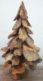 Kerstboom van teakhout | Christmas tree | Kerstversiering, Ophalen of Verzenden, Nieuw