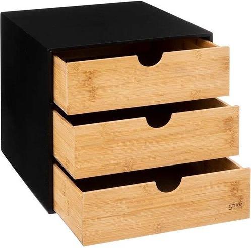 5five Ladeblok Bava Bamboe - 3 Lades, Huis en Inrichting, Woonaccessoires | Overige, Verzenden