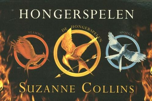 De hongerspelen ; Vlammen ; Spotgaai / De Hongerspelen, Boeken, Kinderboeken | Jeugd | 13 jaar en ouder, Zo goed als nieuw, Verzenden