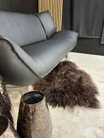 Leolux Tango 3 Zits - Als Nieuw - Zwart Leer, Huis en Inrichting, Banken | Bankstellen, 100 tot 125 cm, Driepersoons, Leer, Zo goed als nieuw