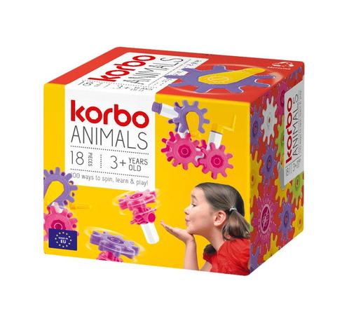 Korbo animals 18 (kinder bouwsets, Constructie speelgoed), Kinderen en Baby's, Speelgoed | Bouwstenen, Nieuw, Verzenden