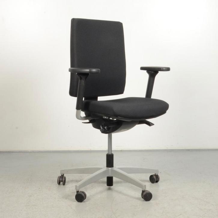 Bureaustoel Viasit - Zwart - 5D armleggers, Zakelijke goederen, Kantoor en Winkelinrichting | Kantoormeubilair en Inrichting, Ophalen of Verzenden