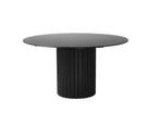 Pillar Eettafel Ø 140 cm, HKliving, Zwart, Huis en Inrichting, Tafels | Eettafels, Nieuw