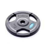 Muscle Power Rubberen Halterschijf - 50 mm - 15 kg, Sport en Fitness, Fitnessmaterialen, Ophalen, Nieuw, Benen, Halterschijven